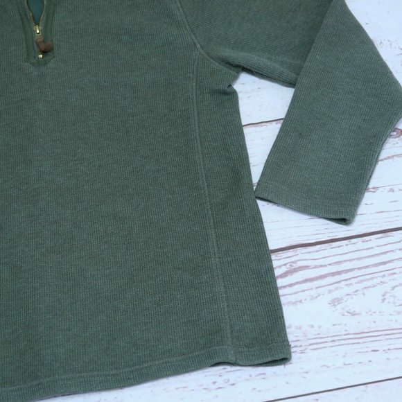 Mountain Warehouse Men's Fleece Pullover 1/4 Zip Size Medium Green - Picture 5 of 11